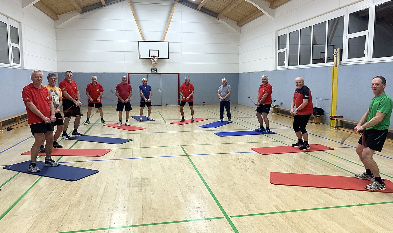 Seit nunmehr 40 Jahren besteht diese Sportgruppe, die unter Anleitung von Wolfgang Thaler oder Hans Peter Merk sich bewegen