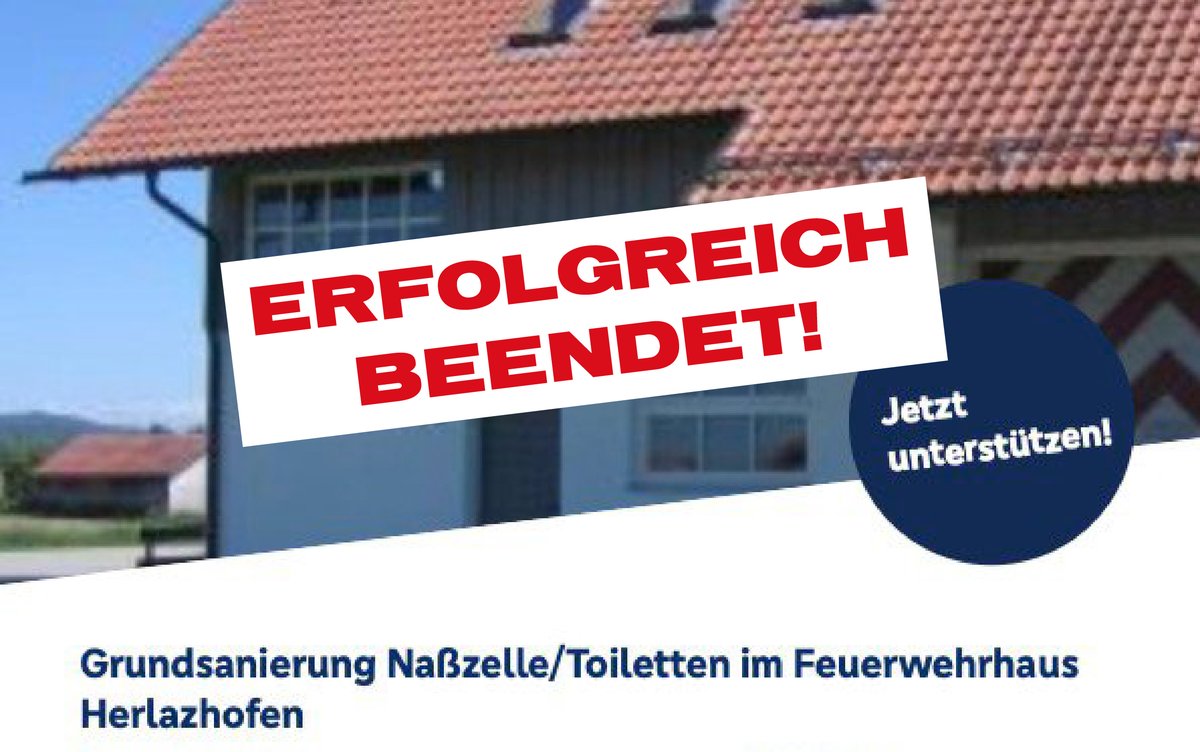 Crowdfunding Sanierung Feuerwehrhaus